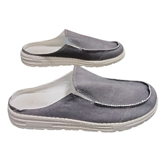 Colgo Womens Size 9 Mules Slip On Shoes Comfortable Gray Casual Canvas - Picture 7 of 12